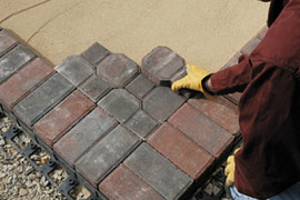 Interlocking paving stones and cement blocks1